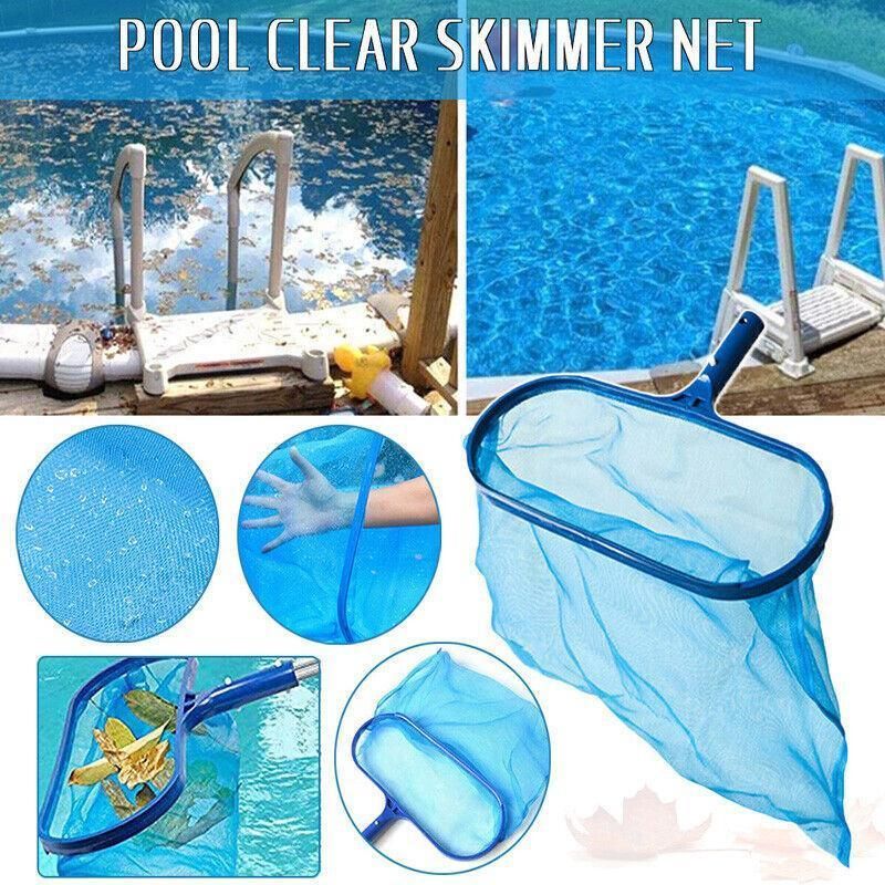 Swimming Pool Net Rake Clear Cleaner Scoop Leaf Skimmer Mesh Frame Spa Hot Tub